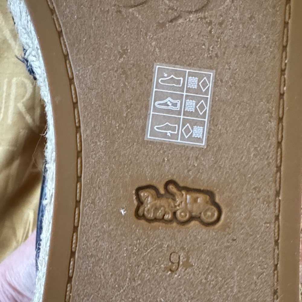 Coach espadrilles new! - Picture 11 of 11